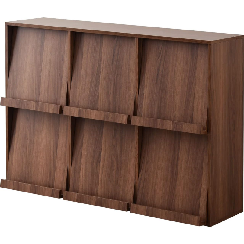 Bookcase Storage Shelf Display Rack Door