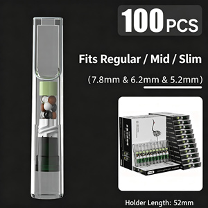 Filtros Desechables para Cigarrillos, Filtración Multicapa en Espiral de Flujo Directo Doble, Ajuste Universal para Hombres, para Cigarrillos Regulares/Medianos/Delgados - Product Image 6