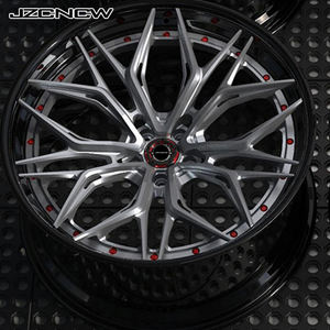 JZCNCW New Custom 2-Piece 5x112/5x120mm Mesh Design 18-20 Inch Performance <b>Racing</b> <b>Wheels</b> Aluminum Alloy 30mm 100mm - Product Image 1