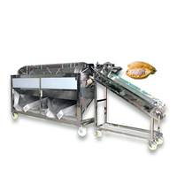 Équipement de décorticage de fèves de cacao fraîches, broyeur de fèves de cacao, machine à décortiquer les fèves de cacao fraîches