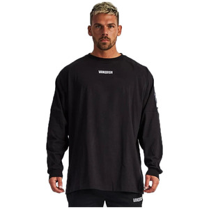 Muscles frères Logo populaire entraînement en plein air séchage rapide Fitness hommes lâche Casual manches longues t-shirts - Product Image 1