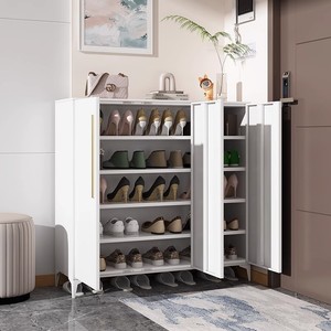 Mueble zapatero moderno minimalista para entrada, pasillo, almacenamiento interior, diseño que ahorra espacio, para adultos y personas mayores - Product Image 2