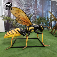 Insecte animatronique réaliste de taille personnalisée pour la décoration de musées, zoos et centres commerciaux