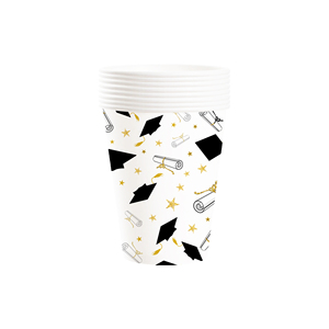 DAMAI Graduation Decorations Disposable Party Tableware Graduation Season Decorative Paper Cup Plate Tablecloth <b>Banner</b> - Product Image 6