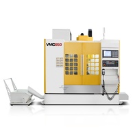 Mesin Perkakas Vertikal CNC 3-5 Axis Profesional VMC650 BT40 GSK Otomatis Tunggal 16 Alat Rel Linear Presisi Tinggi Berat