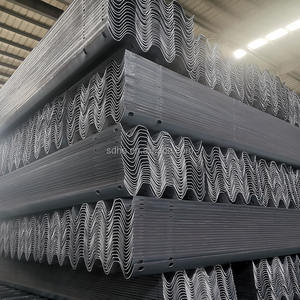 Bordi strada urbana W trave Freeway barriera protettiva Guardrail in acciaio e metallo - Product Image 5