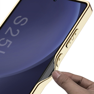 Para <span class=keywords><strong>Samsung</strong></span> S25 Ultra funda de teléfono con patrón de fibra de carbono estilo Jazz PU cuero ultrafino a prueba de golpes para S25P S25 - Product Image 4