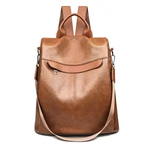 Best-selling Female Backpack Fashionable PU leather Leisure Backpack