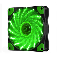 Ventilateur de refroidissement pour boîtier PC de 12 cm (120 mm) avec éclairage coloré pour châssis d'ordinateur de jeu, connecteur PWM 3 broches, 4 broches, 2510, prise de type D 4 broches