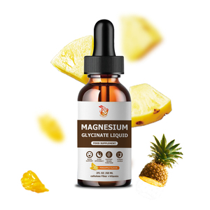 Suplemento Herbal Orgánico al por Mayor de Fábrica con Fibra de Celulosa de Magnesio y Glicinato de Magnesio en Gotas Líquidas para Favorecer la Relajación - Product Image 1