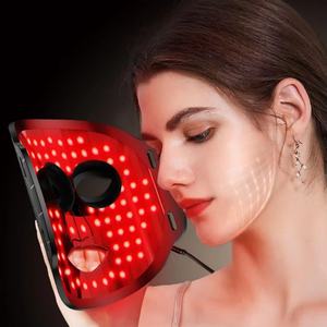 Masque LED à infrarouge proche de haute qualité avec double thérapie par la lumière et cadre en titane pour la stimulation du collagène - Product Image 6