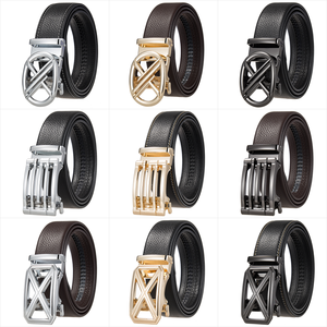 Ly36-8091 nouvelle <span class=keywords><strong>ceinture</strong></span> en cuir pour hommes ceintures en cuir véritable boucle de <span class=keywords><strong>ceinture</strong></span> automatique pour hommes - Product Image 1
