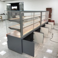 Vitrine Réfrigérée Commerciale Double Température pour Boulangerie, avec Éclairage LED, Verre Trempé, pour Gâteaux, Sandwichs et Produits de Boulangerie, en Acier Inoxydable