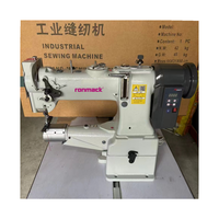 Machine à coudre industrielle RONMACK RM-8BD à point noué composé, à lit cylindrique, entraînement direct, une aiguille, alimentation manuelle, moteur 2200 tr/min