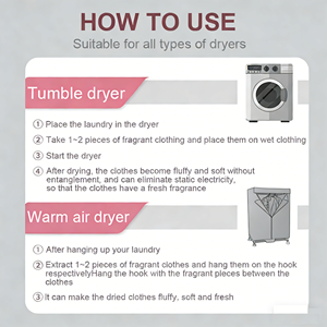 Nuohui Plant Based Eco-Friendly Mega Dryer <strong>Sheets</strong> Non-Toxic Unscented Laundry <strong>Fabric</strong> <strong>Softener</strong> <strong>Sheets</strong> - Product Image 4