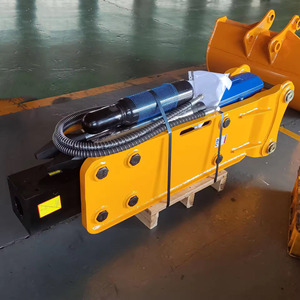 Marteau brise-roche hydraulique jaune pour excavatrice - Product Image 4