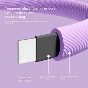 Cincin resistensi Yoga orang tua, cincin Fitness ajaib Senior EVA untuk latihan otot paha, aksesori Pilates untuk orang tua - Product Image 3