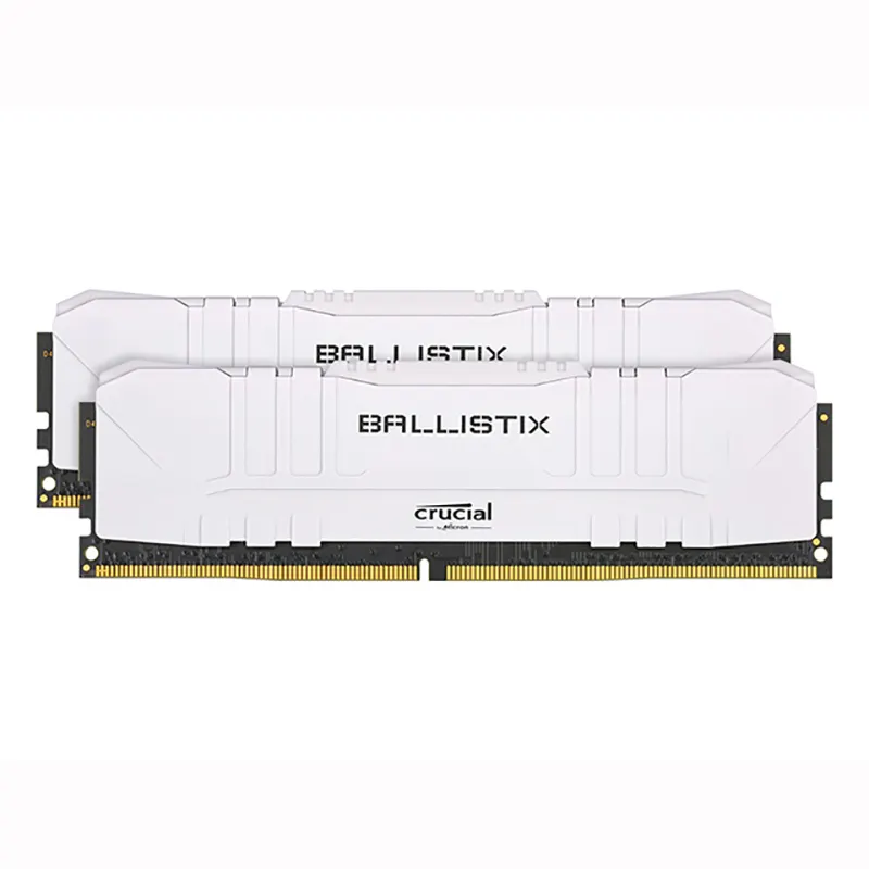 Crucial Ballistix 3200 MHz DDR4 DRAM Desktop Gaming Memory Kit 16GB (8GBx2) CL16 Compatible with Intel AMD original White