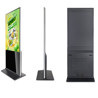 Pantalla Digital para Centros Comerciales, 43 Pulgadas, Android, de Pie, a Todo Color, Kiosco de Señalización Digital, SDK, Control Remoto, CMS, Animación