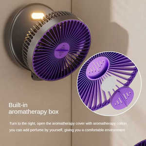 Ventilateur de circulation d'air pliable rechargeable de 6 pouces, neuf, vente en gros d'usine, pour applications en voiture, à domicile, en extérieur, à l'hôtel et en camping-car - Product Image 5