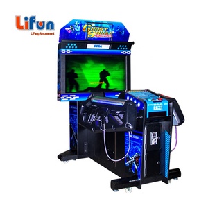 Machine <span class=keywords><strong>de</strong></span> jeu <span class=keywords><strong>de</strong></span> tir LiFun Ghost Squad 2 joueurs, simulateur d'amusement intérieur, jeu vidéo rétro d'arcade à vendre - Product Image 1