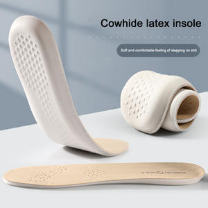 Plantilla deportiva de látex de cuero, plantillas de piel de vaca para zapatos, soporte de arco, almohadillas para zapatos, plantillas para fascitis plantar absorbentes de golpes - Product Image 5