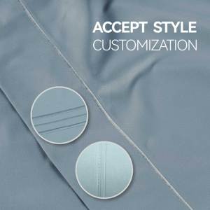 Sang Trọng Sateen Dệt 500TC 100% Ai Cập Bông Nữ Hoàng Tấm Set Với Thêm Sâu Túi Cho Khách Sạn Và Nhà - Product Image 4