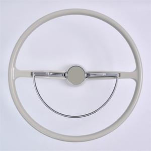 Tiypeor ชิ้นส่วนคลาสสิกสีขาวและสีดำ volante Retro พวงมาลัยด้วง<span class=keywords><strong>1966</strong></span> 1969คลาสสิก <span class=keywords><strong>karmann</strong></span> <span class=keywords><strong>Ghia</strong></span> - Product Image 3