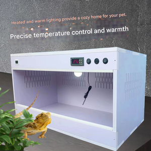 PVC Smart Haustier-Inkubator Quadratisches Terrarium/<span class=keywords><strong>Vivarium</strong></span> Intelligente Temperaturregelung Wasserdichte Belüftung für Reptilien und Amphibien - Product Image 4