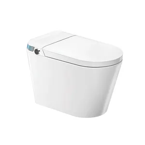 New Auto Flush Clean Function 1 Piece Commode S-trap Ceramic Smart Wc Toilet