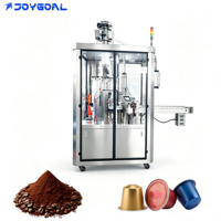 Machine automatique de remplissage et d'emballage de capsules de café, machine rotative de remplissage et de scellage de dosettes de café, remplisseur de capsules de café