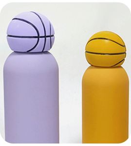 Basketball Design Insulated Tumbler Lid Food-Grade <b>Silicone</b> Reusable Leak-Proof Cup Cover Non-Slip Heat Resistant Drinkware - Product Image 5