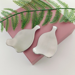 Plaque <span class=keywords><strong>de</strong></span> raclage en acier inoxydable OEM, planche Gua Sha pour la thérapie <span class=keywords><strong>de</strong></span> raclage du corps et du <span class=keywords><strong>visage</strong></span>, relaxation musculaire, outil <span class=keywords><strong>de</strong></span> lifting cutané - Product Image 5