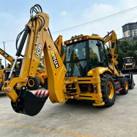 Chargeuse-pelleteuse JCB 3CX d'occasion en bon état, 3CX 4CX de haute qualité pour la construction, en vente et en stock