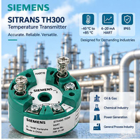 Transmetteur de température SITRANS TH300 HART 4-20mA, entrée capteur universelle, module industriel compact fiable, OEM, acier inoxydable