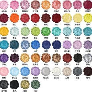 Etiquetas de Cera para Sellar con Logotipo Personalizado, Pegatinas para Sellar Sobres de 3x3, Invitaciones de Boda, Decoraciones para Vino - Product Image 3