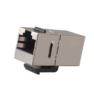 مقبس شبكة Cat6 Ftp محمي ومتميز بتقنية التبريد من خلال الوحدة الرئيسية 8p8c أنثى Rj45 مقبس مقبس وصلة رأسية - Product Image 2