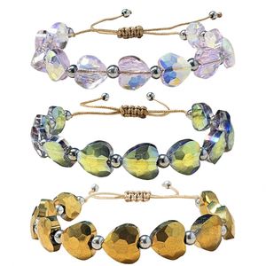 Bracelet en pierre naturelle avec perles de verre colorées, protection EMF, design exclusif innovant, fabrication d'échantillons sur mesure - Product Image 2