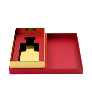 Factory Direct Perfume Fragrance Packaging Paper Box Luxury Cosmetic <b>Empty</b> Red Gift <b>Boxes</b> - Product Image 1