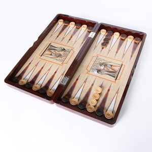 Custom <strong>Backgammon</strong> Set Wooden <strong>Board</strong> Pieces Game case Luxury Chess <strong>Boards</strong> Plates - Product Image 1