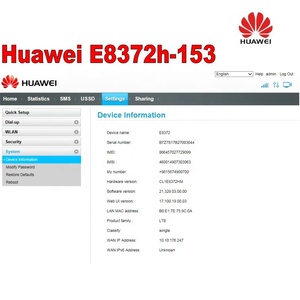 E8372h-153 débloqué 150M LTE USB Wingle LTE 4G USB WiFi Modem dongle voiture wifi PK E3272s-153 <span class=keywords><strong>E3372h</strong></span>-<span class=keywords><strong>607</strong></span> E8372 -608 - Product Image 4