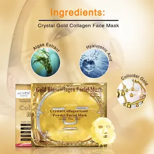 Toptan besleyici kollajen yüz cilt bakımı 24k altın yüz maskesi