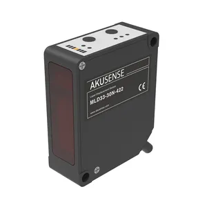 AkuSense-sensor láser de distancia, dispositivo de triangulación de láser, 30mm, con sensor de desplazamiento lineal, Industrial 4,0, RS422