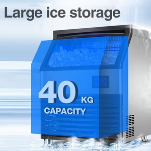 Baileton thương mại 90kg/24 giờ làm mát không khí <span class=keywords><strong>Ice</strong></span> Maker <span class=keywords><strong>Ice</strong></span> Cube máy cho doanh nghiệp - Product Image 6