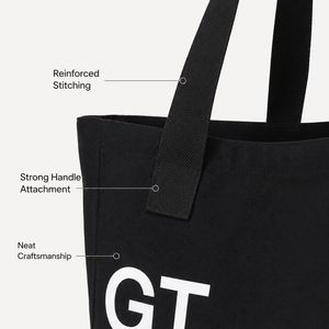 Fashion Canvas Lady Shoulder Handbag with Zipper Closure, <b>Long</b> Handle Daily Shopping <b>Bag</b> Customizable Logo & Color - Product Image 2