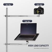 Support de microphone professionnel NEEWER DS002 pour montage sur bureau, bras réglable pour microphone de studio