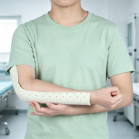 Attelle orthopédique médicale pour blessures à l'bras, à la jambe et à la cheville, manchon de soutien en polyester et fibre de verre