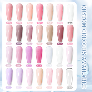 ZRKGEL Couleur de gel de construction de haute qualité sans HEMA à basse température Extension rapide liquide Nude Uv Gel dans un constructeur de bouteilles - Product Image 6