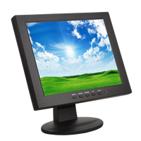 Moniteur HDMIed 10 pouces avec entrée AV VGA BNC Carré Moniteur CCTV LCD 10.4 pouces