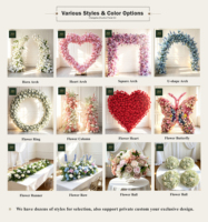 Bestseller Weißer Blumenläufer für Garten-Hochzeiten, Hotel-Rasenpartys und Blumendekoration
